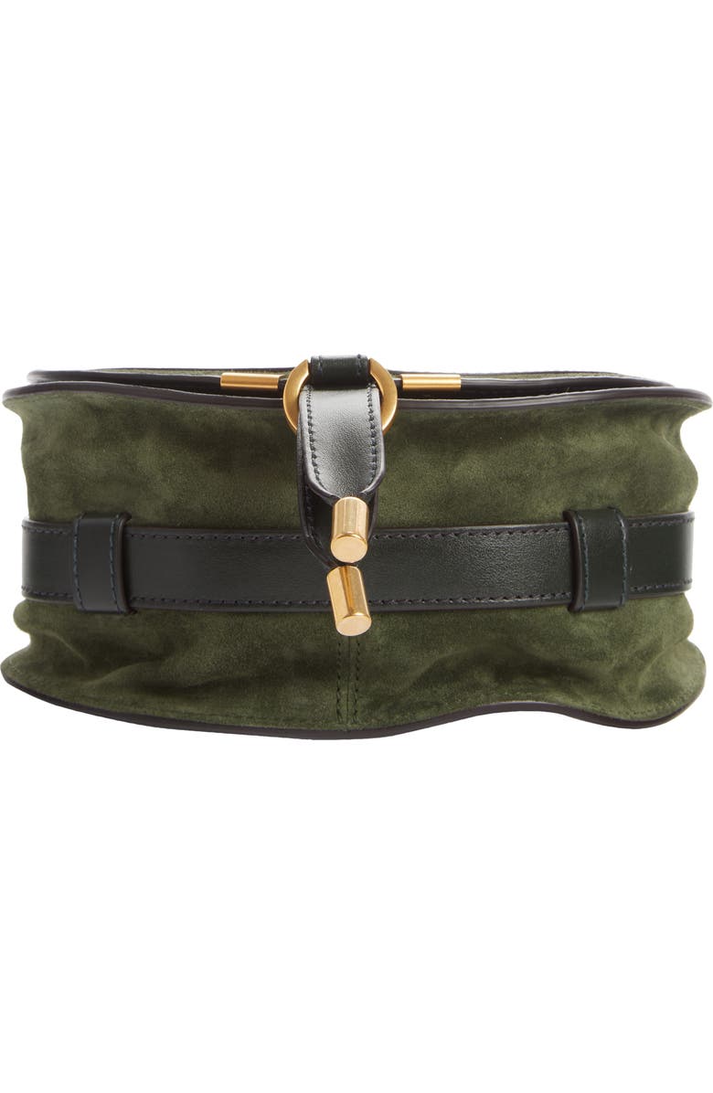Chloé Small Marcie Suede Crossbody Bag, Alternate, color,