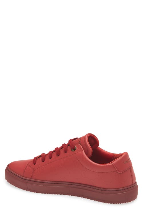 Valentino By Mario Valentino Jimmy Sneaker In Red