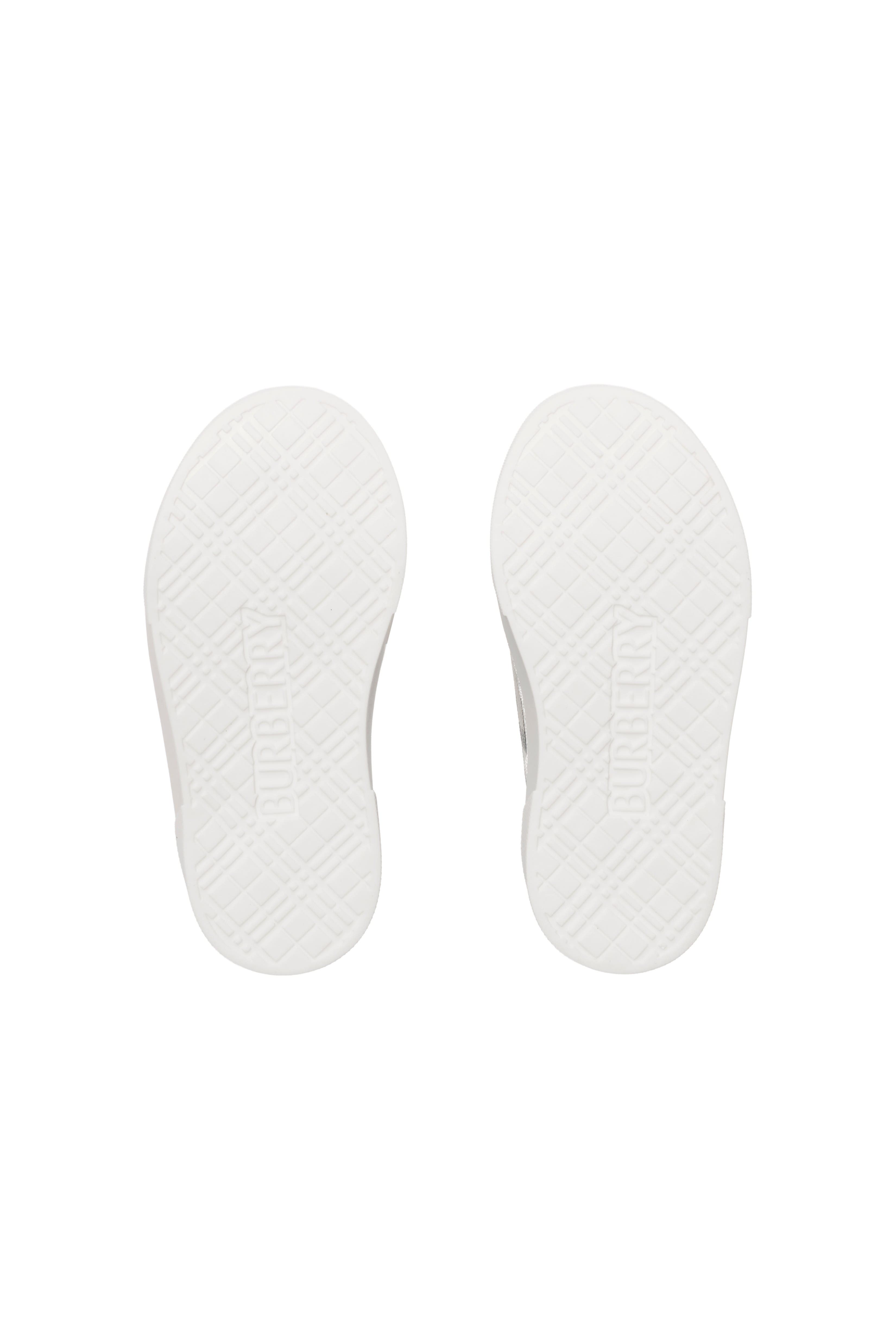 Burberry Check Cotton Sneakers, Alternate, color, Sand Beige