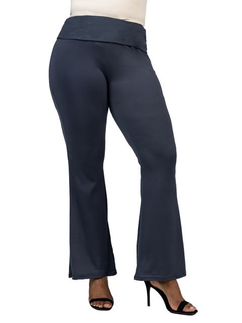 Bell Bottom Foldover Waist Sweatpants