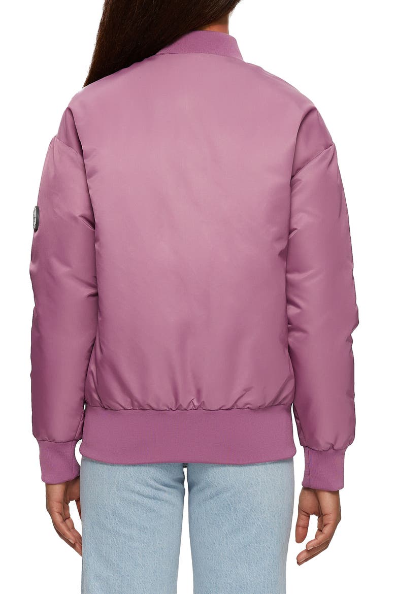 Chelsea Bomber Jacket, Alternate, color, MAUVE
