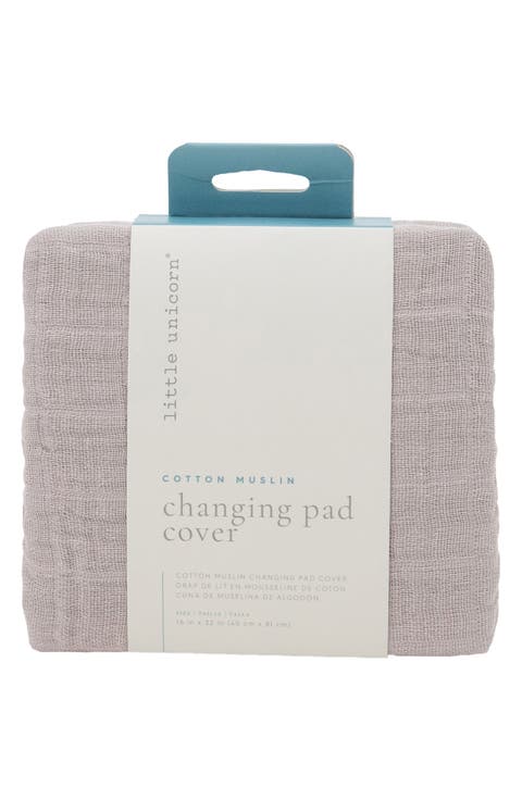 Cotton Muslin Changing Pad Cover
