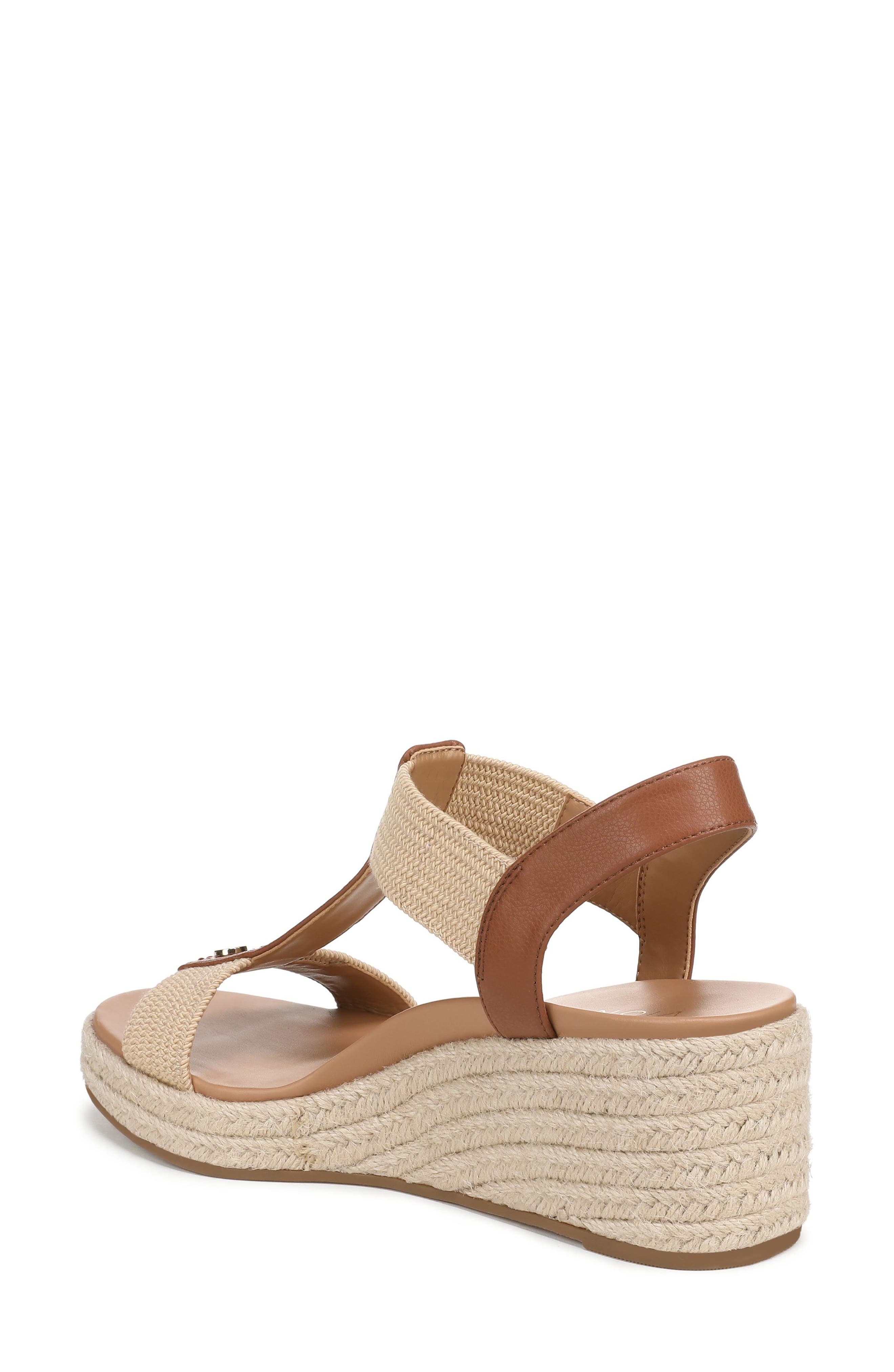 Vionic Calera Wedge Sandal, Alternate, color, Camel
