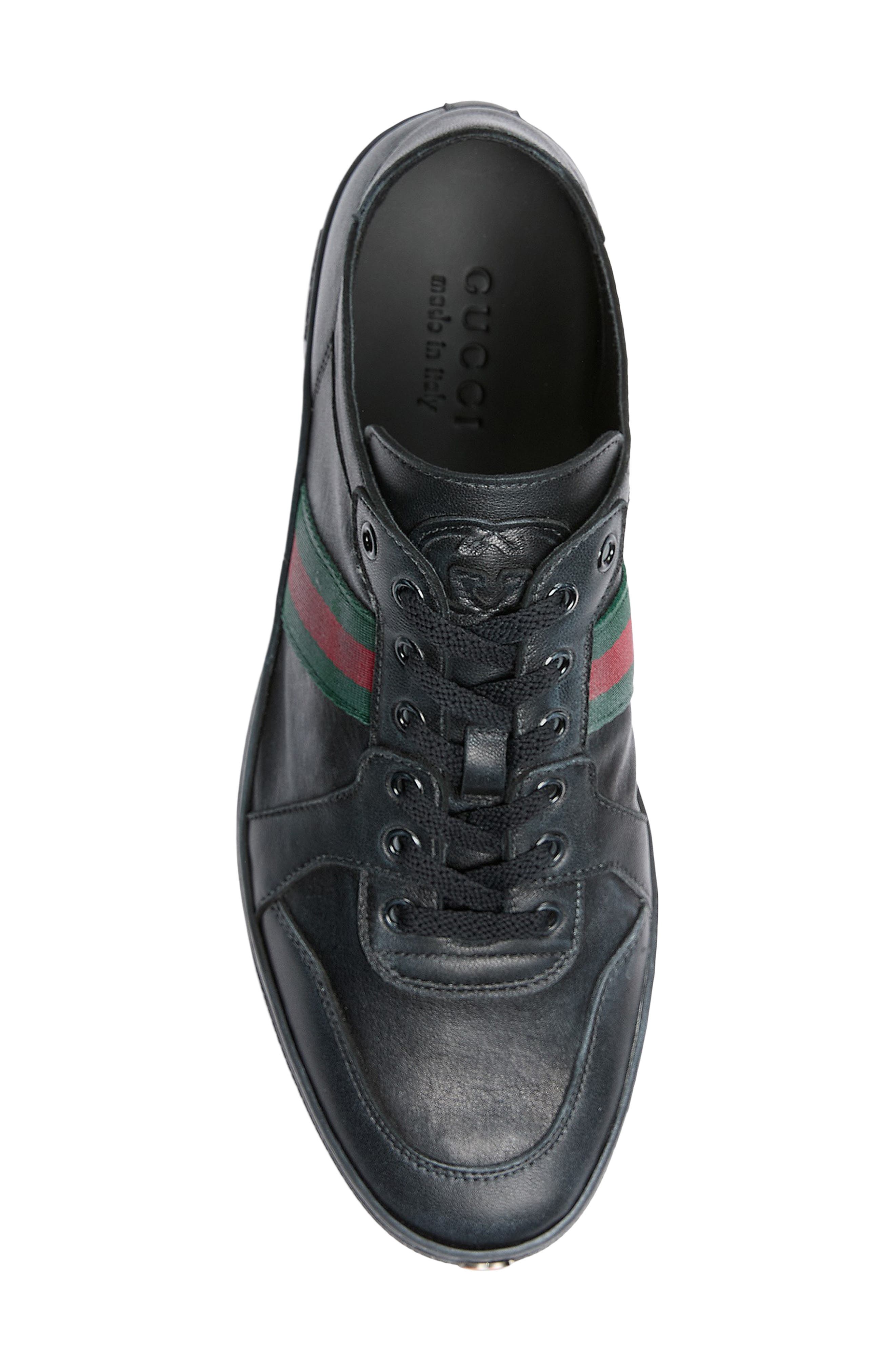Gucci Coda Low Top Sneaker, Alternate, color, Black