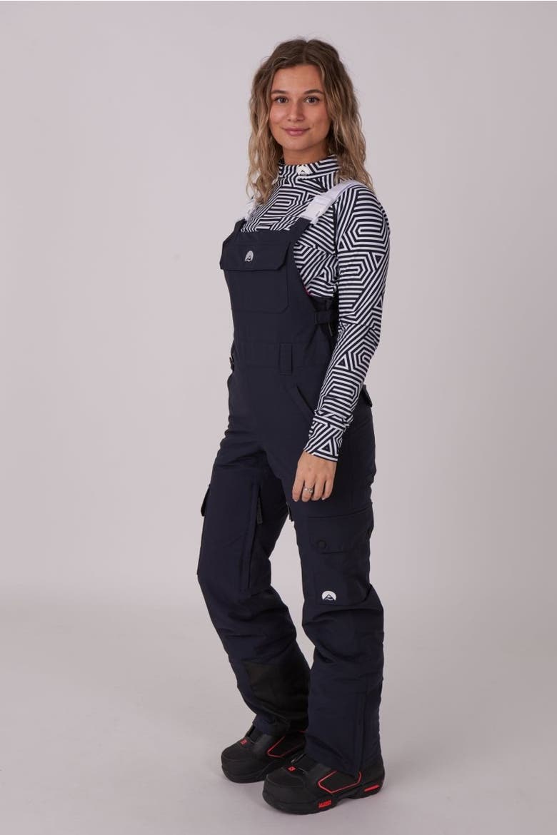 Yeh Girl Bib Pant - Black, Alternate, color, Black