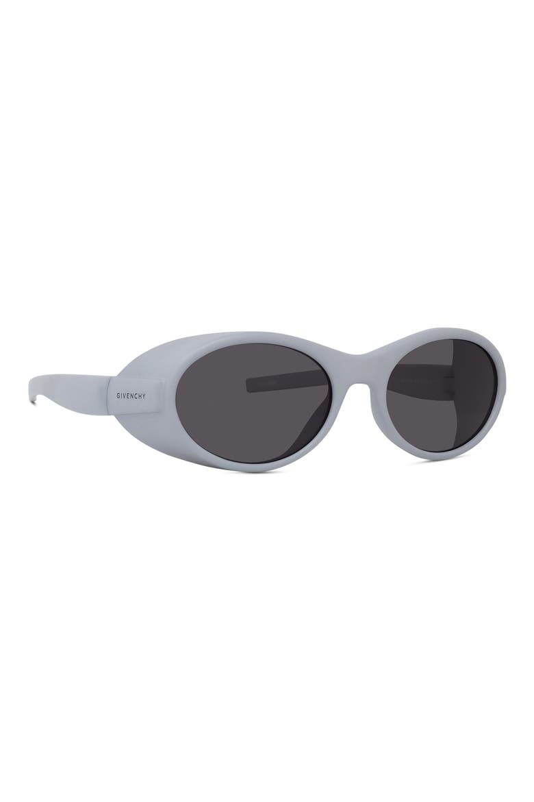 GV Ride 55mm Oval Sunglasses, Alternate, color, GREY/ OTHER / SMOKE
