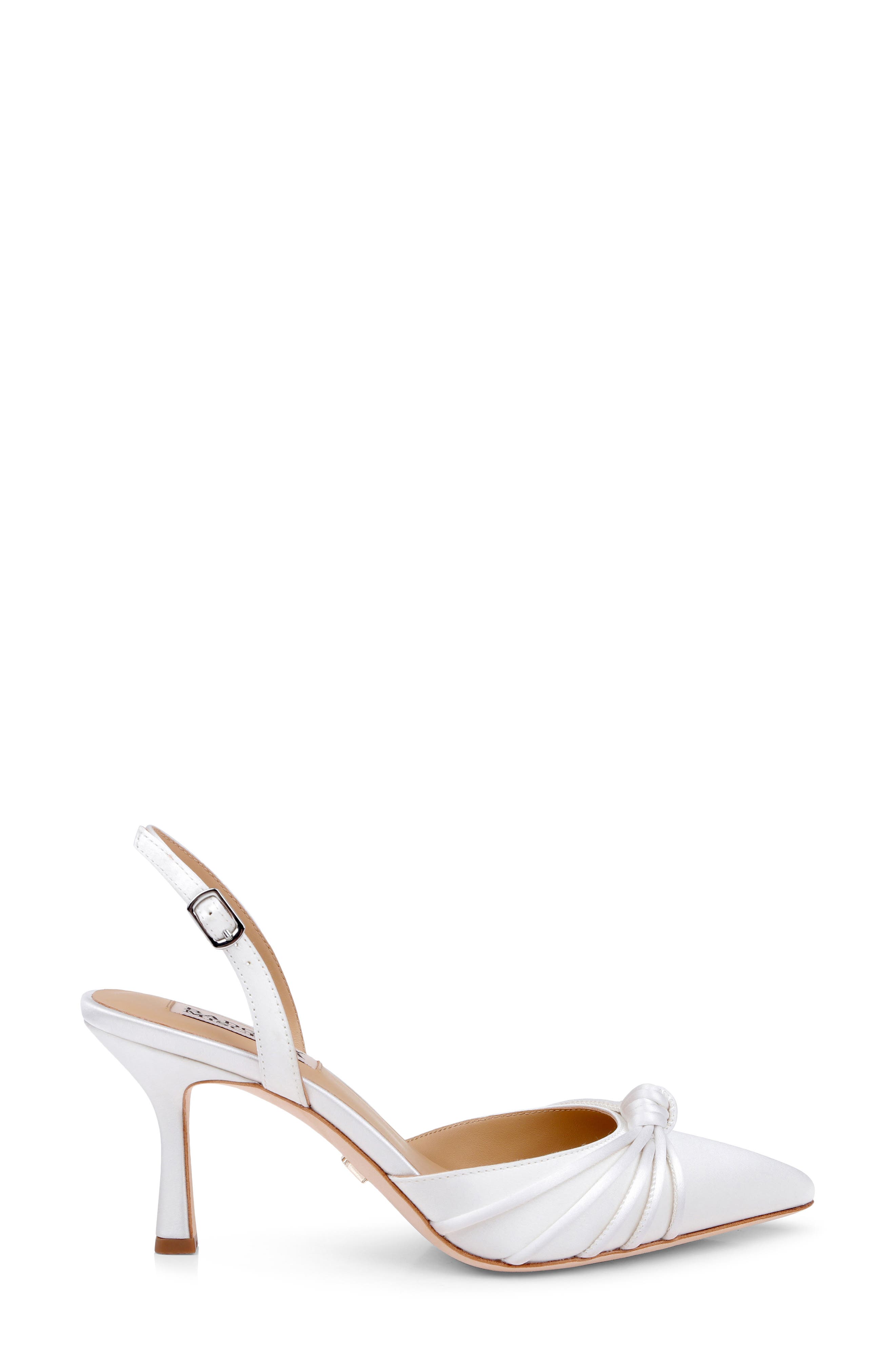 Yena d'Orsay Pump, Alternate, color, WHITE SATIN