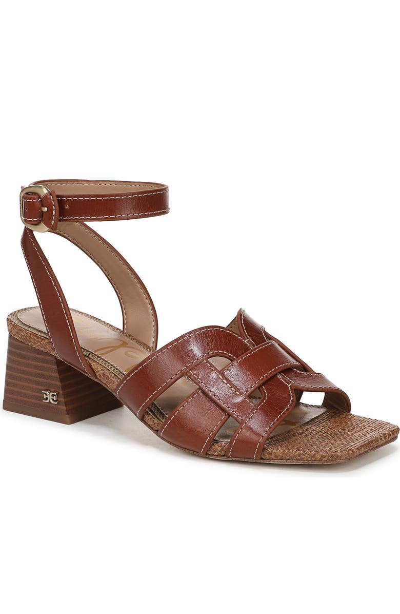 Sam Edelman Wayla Ankle Strap Sandal, Main, color, Toasted Whiskey