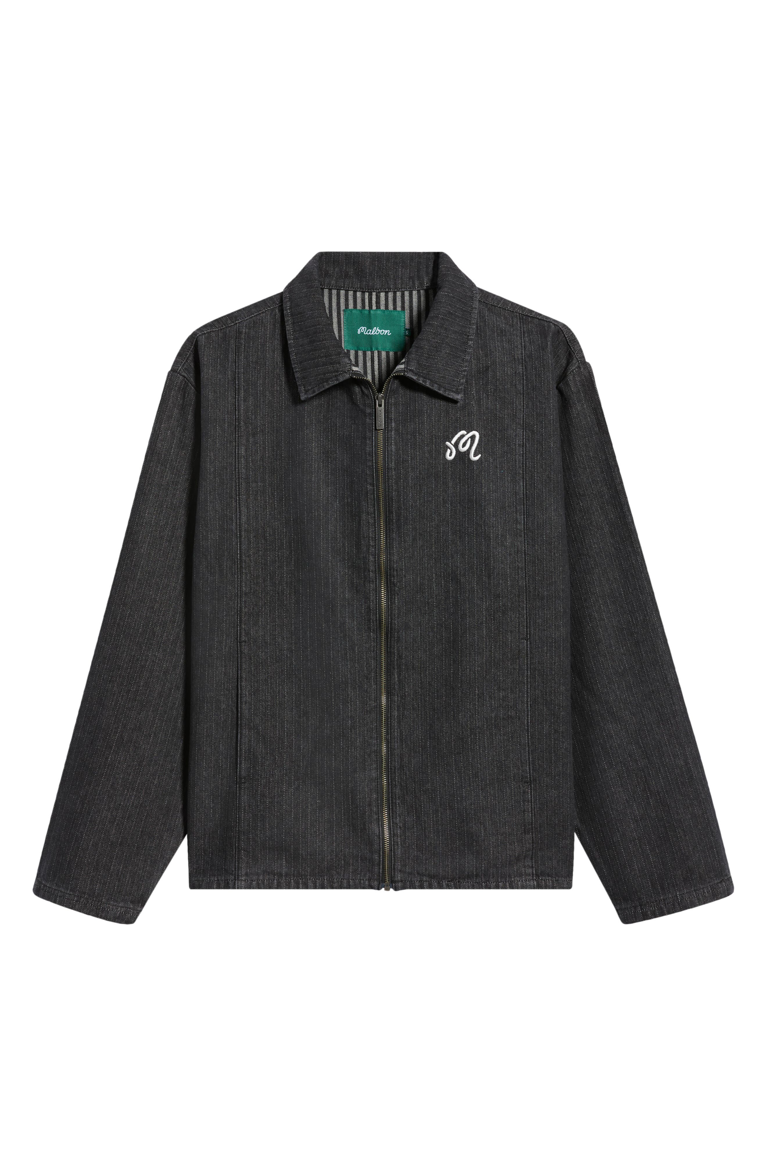 selected BLACK STONE WASHED DENIM
