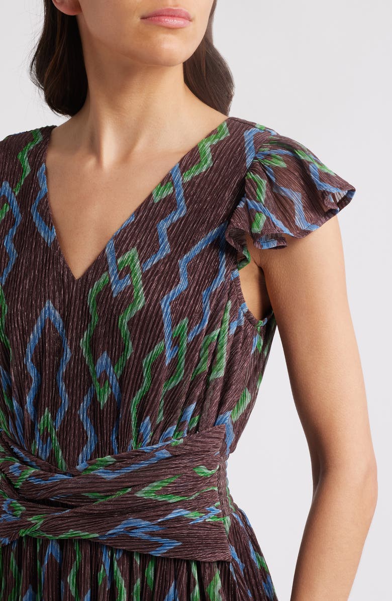 CIEBON Byanca Print Maxi Dress, Alternate, color, Brown Multi