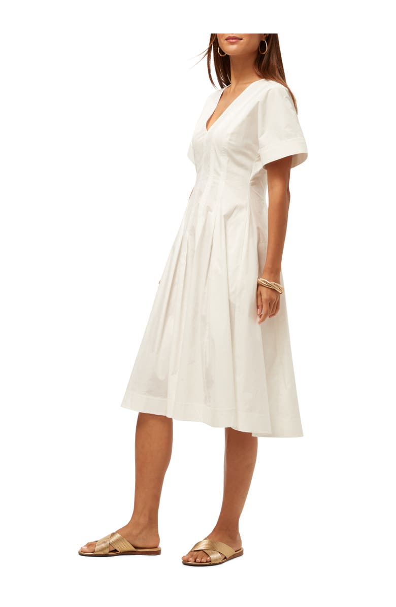 Trina Turk A line Poplin Midi Ashe Dress, Alternate, color, 