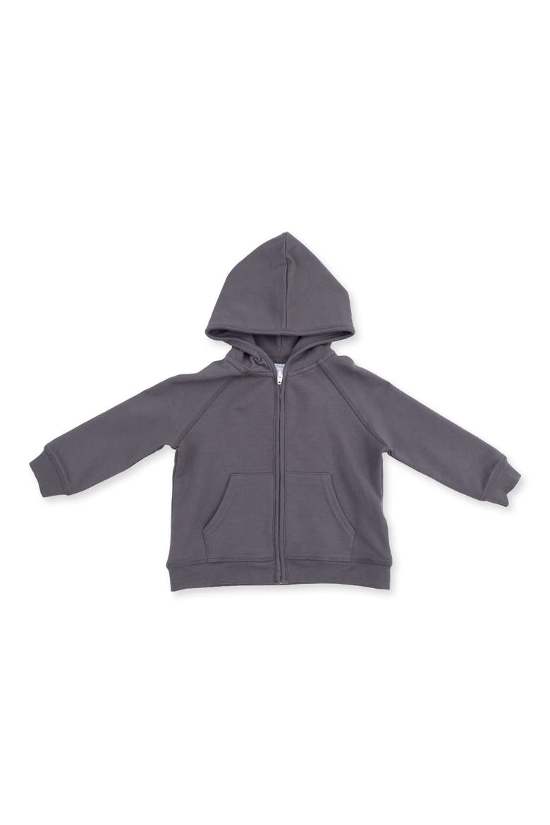Kids' Full Zip Hoodie, Main, color, GREY