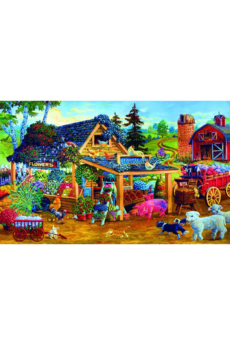 Fresh Fruits and Flowers 300 piece Jigsaw Puzzle for Adults, Alternate, color, Multicolor