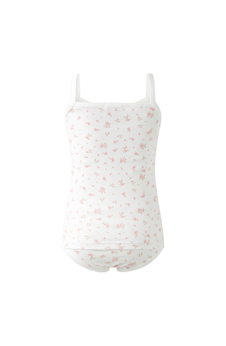 Rachel Riley Pima Floral Underwear Set, Alternate, color, Pink