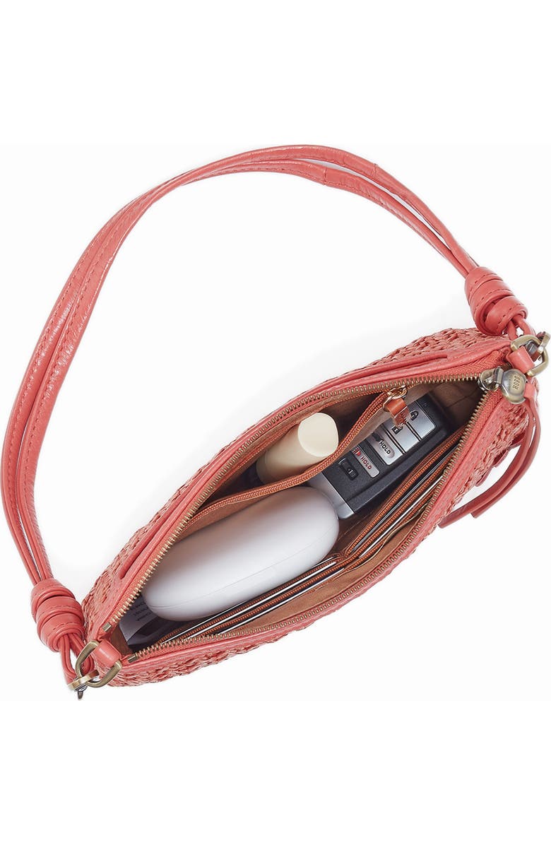 HOBO Darcy Convertible Crossbody Bag, Alternate, color, Wild Rose Woven Straw