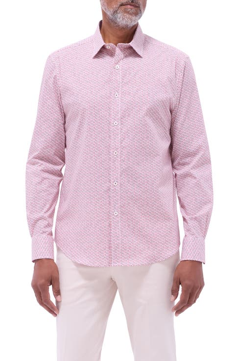 Julian OoohCotton® Abstract Button-Up Shirt
