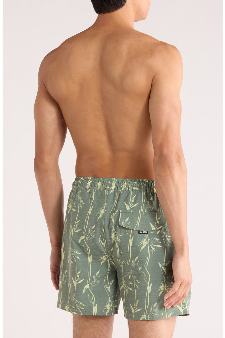Melvin Swim Trunks, Alternate, color, OLIVINE