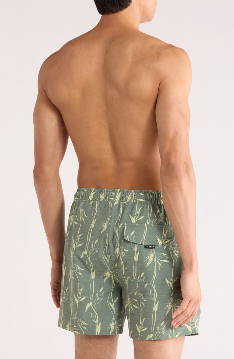 Reef Melvin Swim Trunks, Alternate, color, Olivine