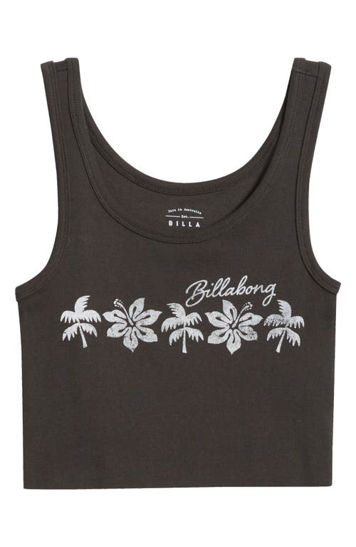 Billabong Beach Path Crop Tank In Black