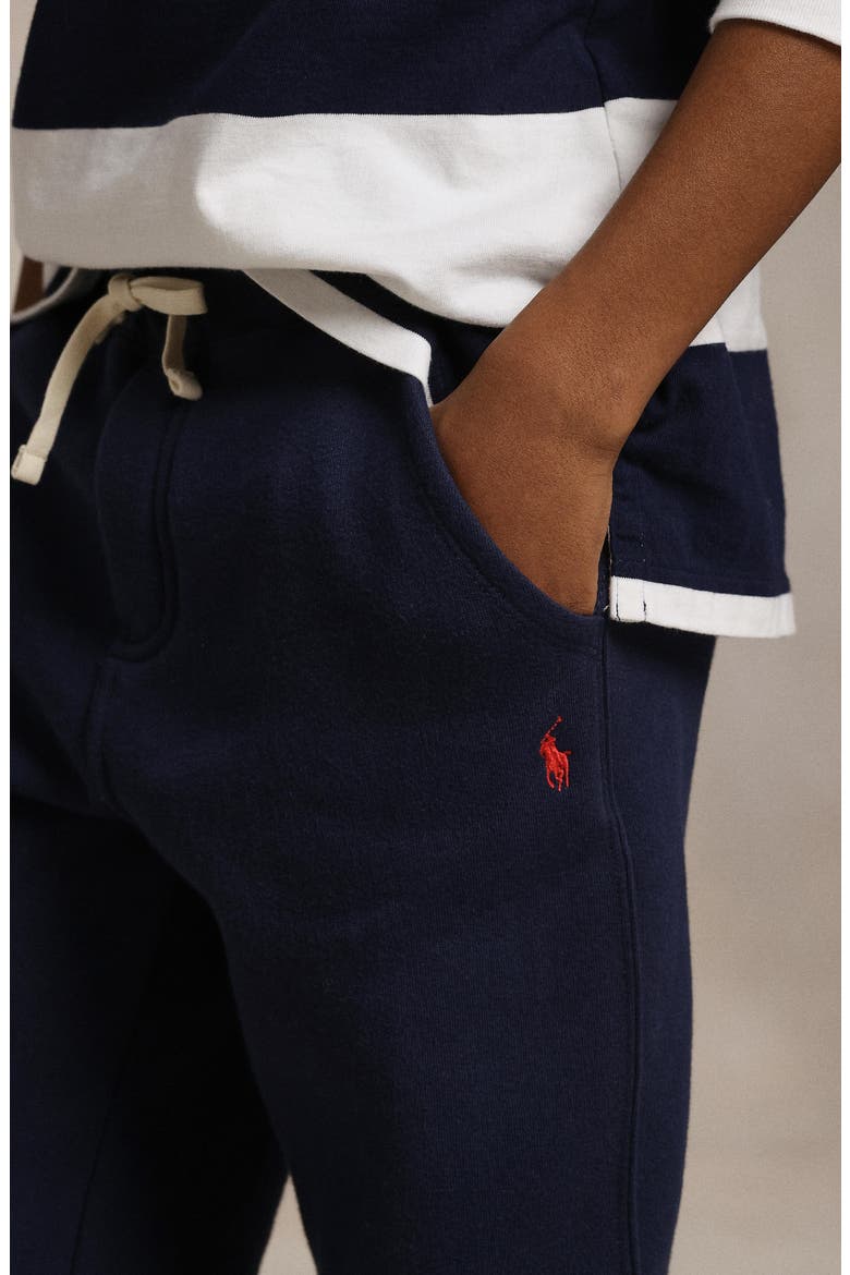 Fleece Joggers, Alternate, color, NAVY