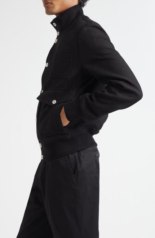 Dolce & Gabbana Multi-pocket Button-up Jacket In Black