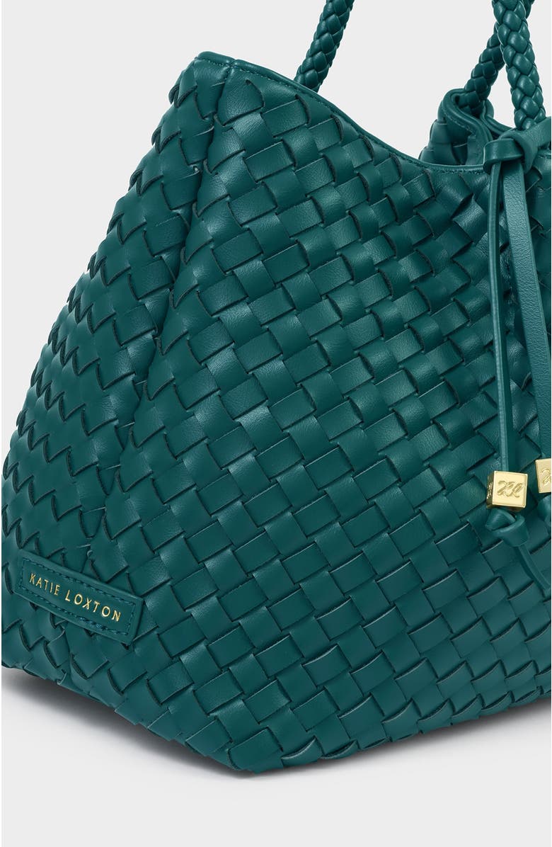Katie Loxton Nova Small Shoulder Tote, Alternate, color, Palm Green