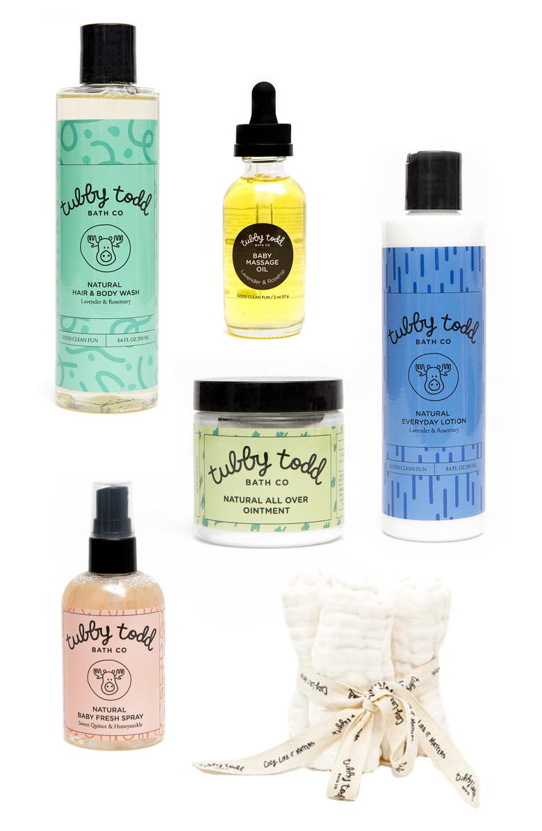 Tubby Todd Bath Co. Tubby Todd The Newborn Gift Set, Main, color, 
