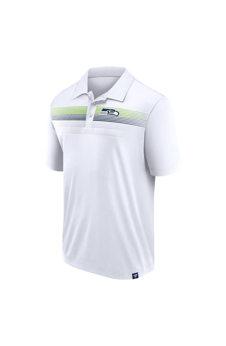 FANATICS Men's Fanatics Branded White Seattle Seahawks Victory For Us Interlock Polo, Alternate, color, White