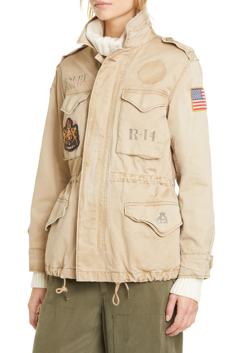 Polo Ralph Lauren Military Patch Jacket, Alternate, color,