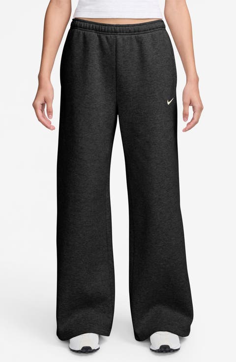 Studio Fleece Wide Leg Sweatpants