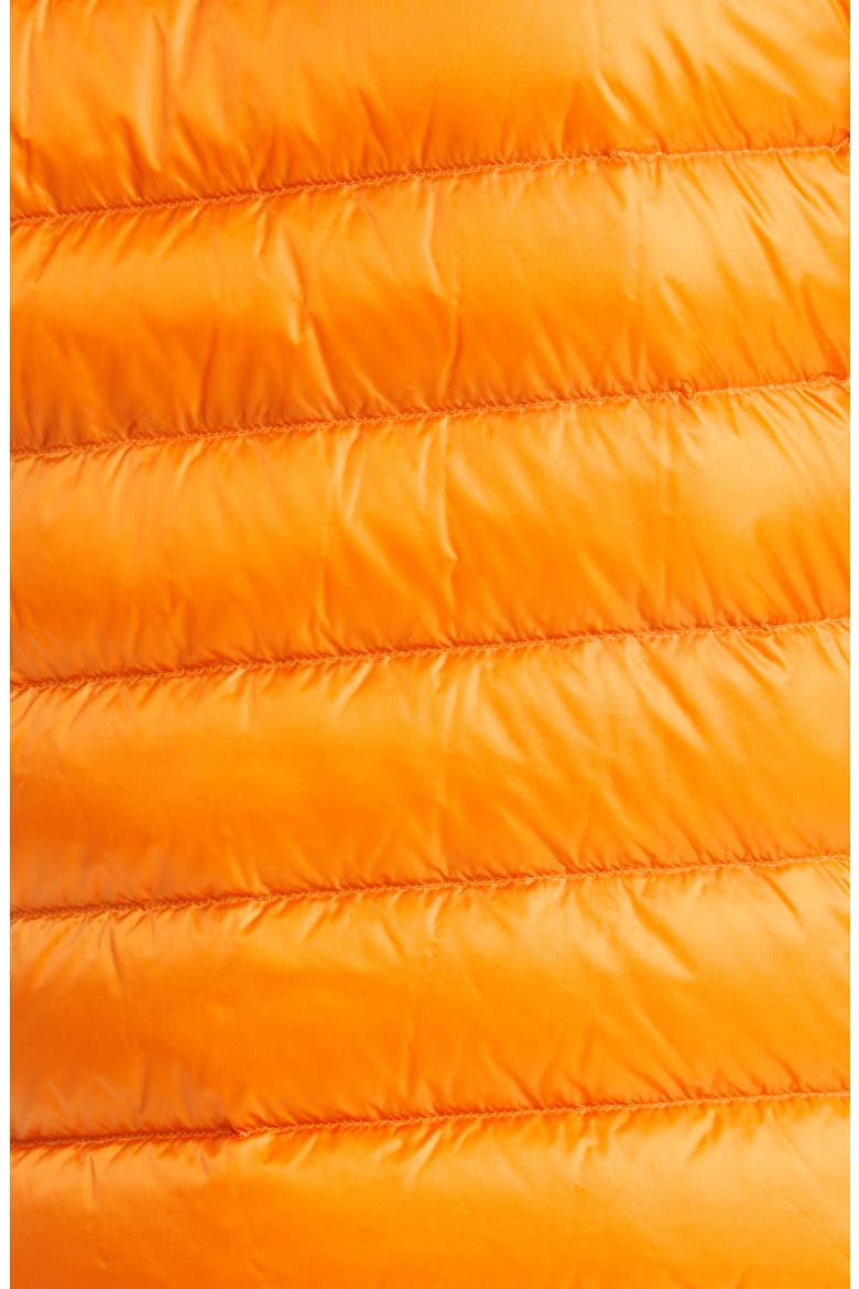 Darlington Logo Print Down Puffer Vest, Alternate, color, BRIGHT ORANGE