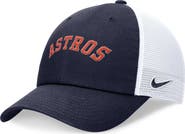 Nike Men's Nike Navy Houston Astros Evergreen Wordmark Trucker Adjustable Hat