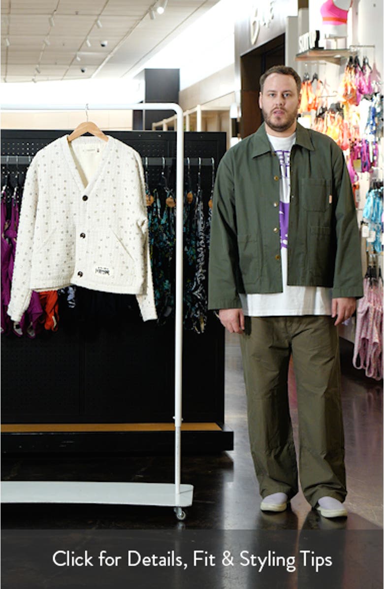 Oversize Beaded Cardigan, sales video thumbnail