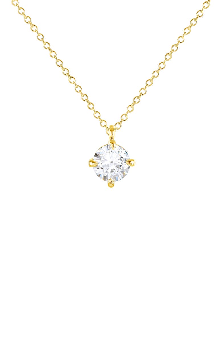 Untamed Petals Joelle Crystal Pendant, Main, color, Gold
