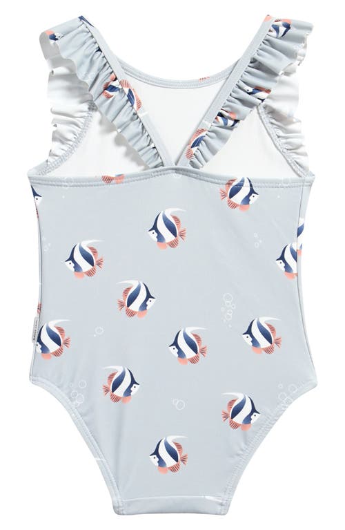 Petit Lem Monarch Print One-piece Swimsuit In Multi