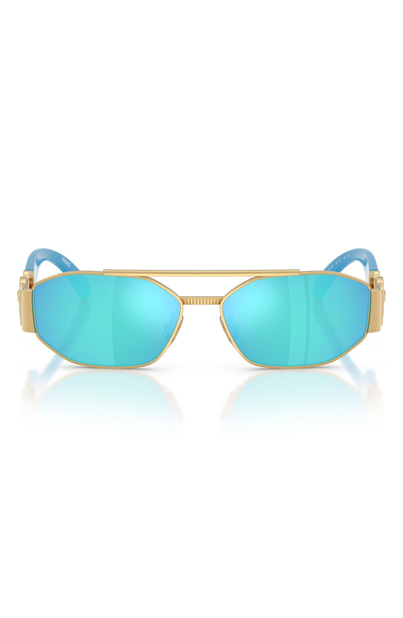 selected GOLD / LIGHT GREEN MIRROR BLUE