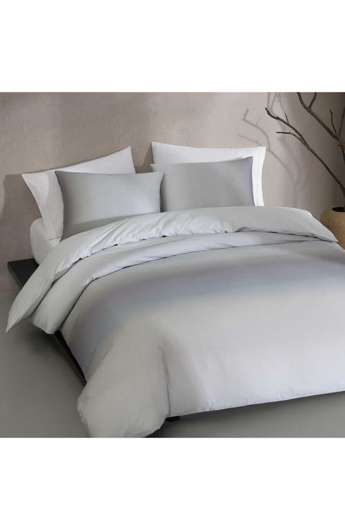 Calvin Klein Home Atmosphere Ombré Duvet Set In Open Medium Grey