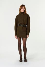 NICHOLAS Mara Funnel Neck Mini Dress