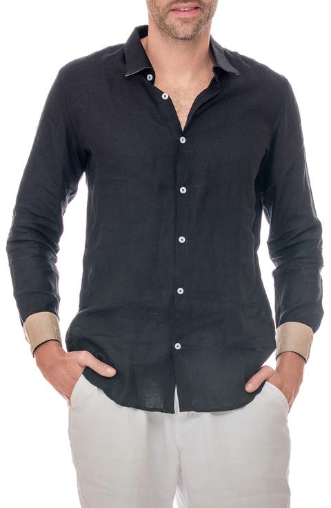 Linen Button-Up Shirt