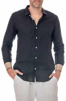 RANEES Linen Button-Up Shirt