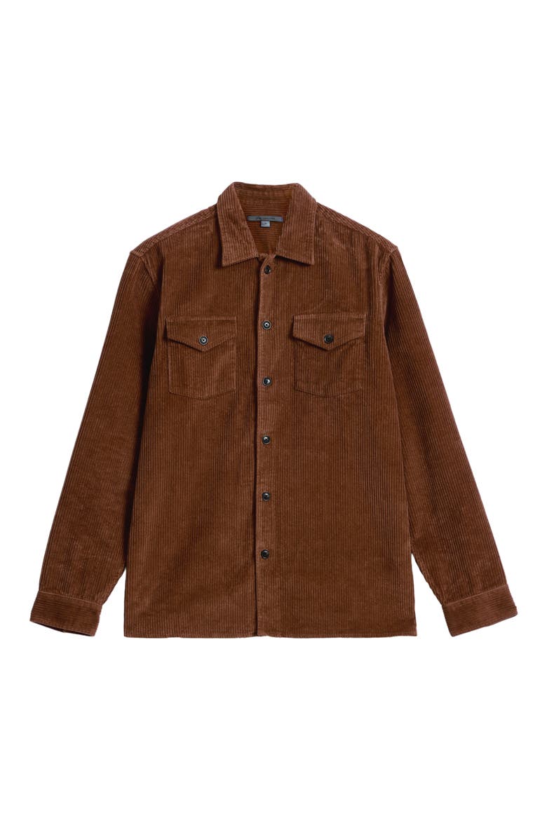 Bauer Corduroy Overshirt, Alternate, color, CHAMOIS