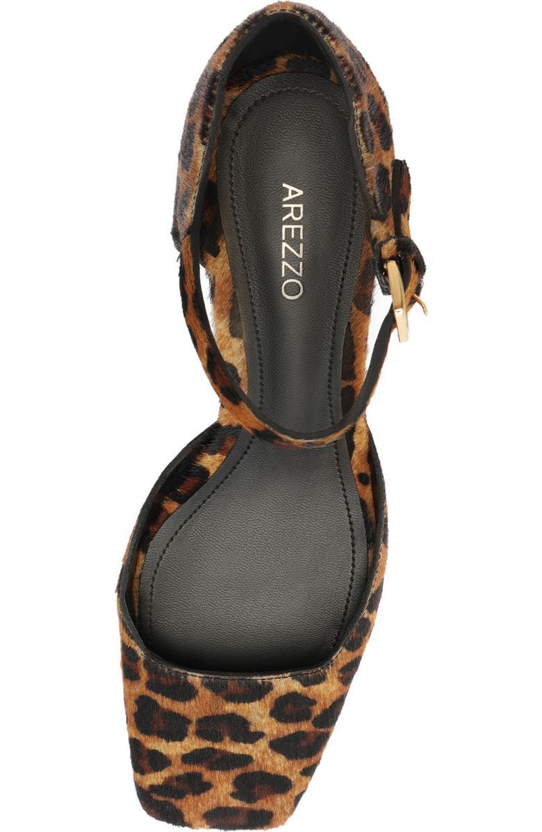 Arezzo Tori Ankle Strap Pump, Alternate, color, Natural Leopard