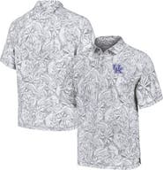 Tommy Bahama Men's Tommy Bahama Gray Kentucky Wildcats Tropical Score IslandZone Polo