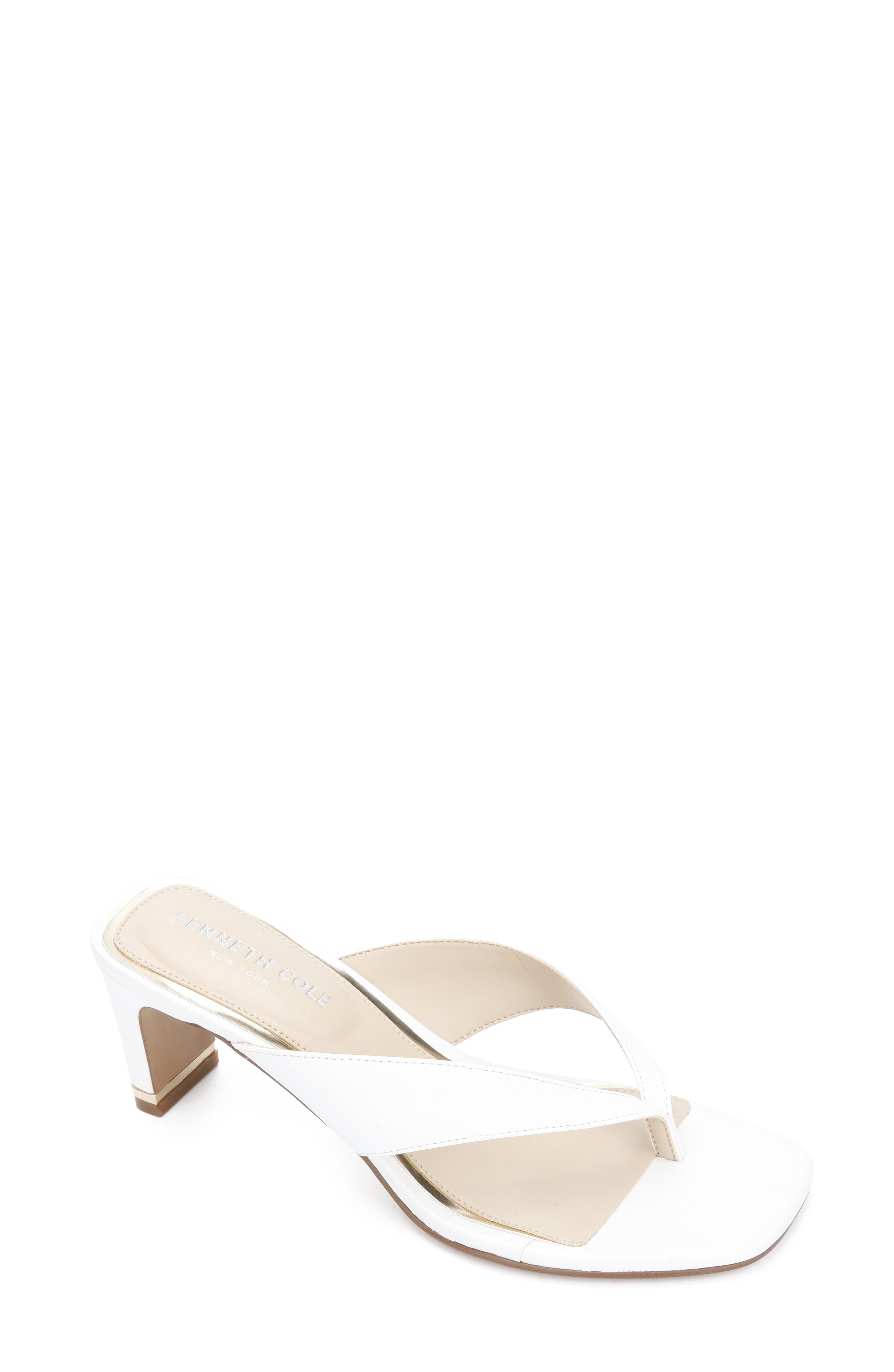Macen Sandal, Main, color, WHITE LEATHER