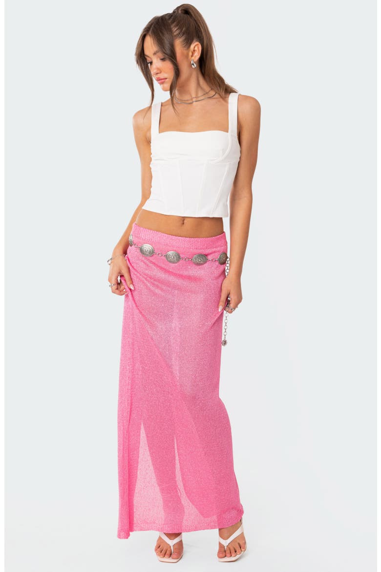Corset Crop Top, Alternate, color, WHITE