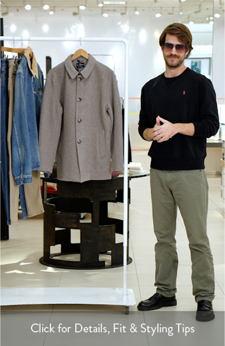 Fitchett Wool Blend Coat, sales video thumbnail