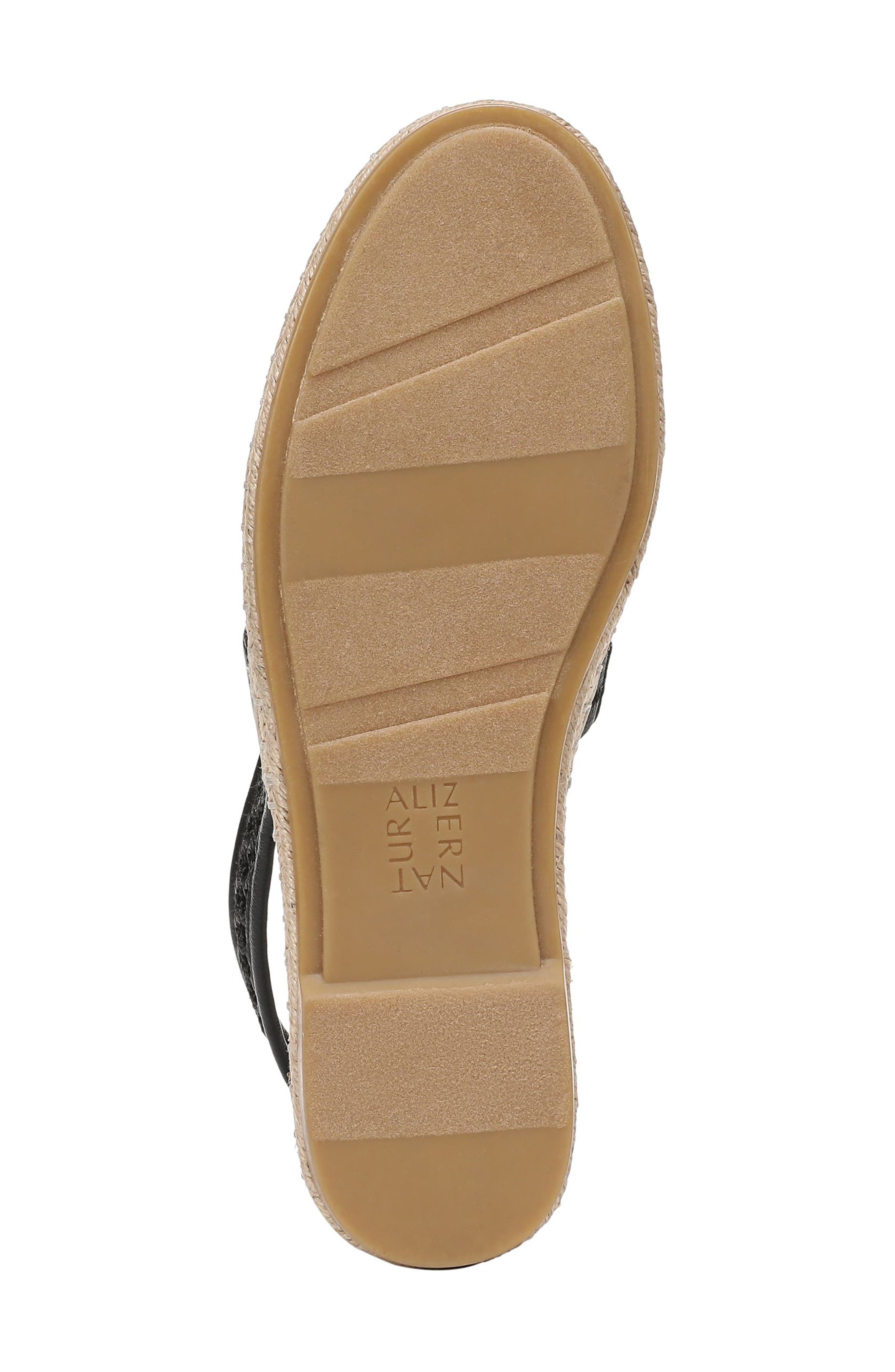 Naturalizer Jolie Slingback Espadrille Flat, Alternate, color, Black