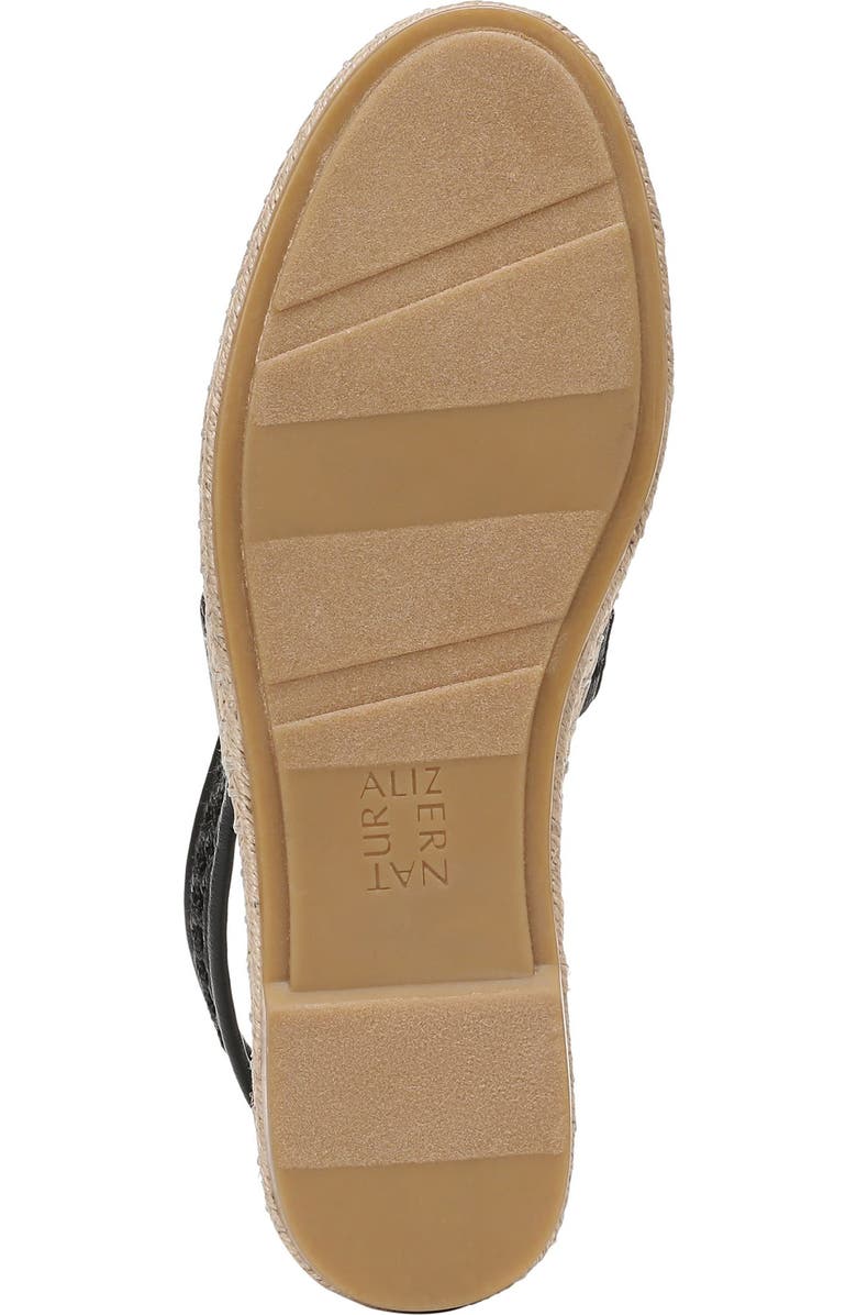Naturalizer Jolie Slingback Espadrille Flat, Alternate, color, Black