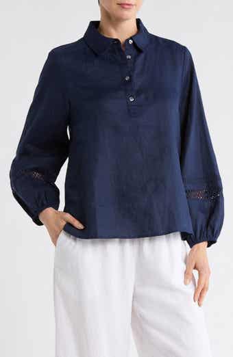 Tommy Bahama Coastalina Long Sleeve Linen Polo