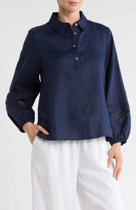 Tommy Bahama Coastalina Long Sleeve Linen Polo